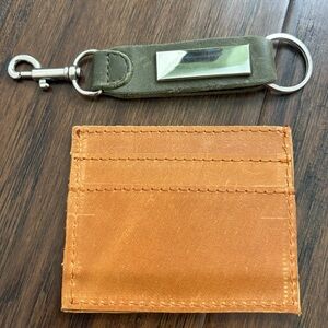Leather Cardholder + Key Ring